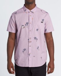 0 Sundays Mini - Short Sleeve Shirt for Men Purple S1SH04BIP0 Billabong