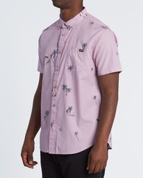 2 Sundays Mini - Short Sleeve Shirt for Men Purple S1SH04BIP0 Billabong