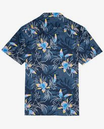 4 Sundays Floral - Short Sleeve Shirt for Men Blue S1SH05BIP0 Billabong