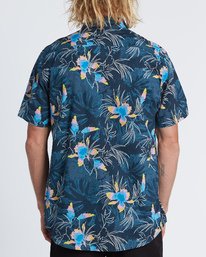 1 Sundays Floral - Short Sleeve Shirt for Men Blue S1SH05BIP0 Billabong