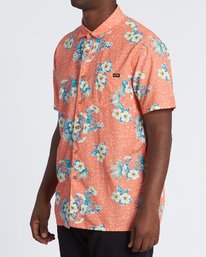 2 Sundays Floral - Short Sleeve Shirt for Men Grey S1SH05BIP0 Billabong