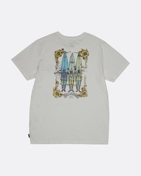 3 Charger - Camiseta para Hombre Blanco S1SS18BIP0 Billabong