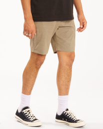 2 Crossfire Mid 19" - Pantalones cortos sumergibles para Hombre Beige S1WK21BIP0 Billabong