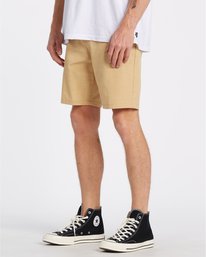 1 New Order Slub - Short submersible pour Homme Beige S1WK26BIP0 Billabong