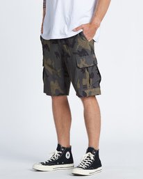 1 Combat Bbo Submersible 21" - Hybrid Board Shorts / Shorts for Men Beige S1WK37BIP0 Billabong