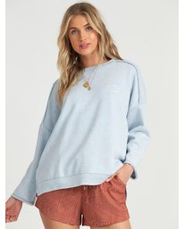 2 Eco Fleece - Sweatshirt für Damen Blau S3CR03BIP0 Billabong