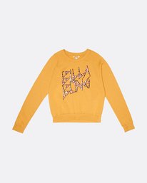 1 Laguna Beach - Sweatshirt f&uuml;r Damen Gelb S3CR07BIP0 Billabong