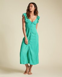 0 Love Tripper - Vestido para Mujer Verde S3DR41BIP0 Billabong