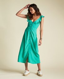 1 Love Tripper - Vestido para Mujer Verde S3DR41BIP0 Billabong