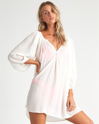 2 Pleasant Tale - Long Sleeve Tunic / Swim Cover Up for Women Brown S3OS08BIP0 Billabong