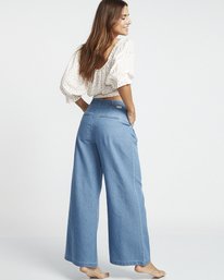 7 Big Trip Indigo - High Waisted Chambray Hose für Damen Blau S3PN04BIP0 Billabong