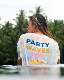 1 Party Waves - Grafik-T-Shirt für Damen  S3SS15BIP0 Billabong