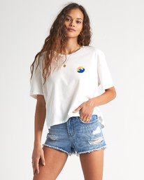 2 Party Waves - Grafik-T-Shirt für Damen  S3SS15BIP0 Billabong