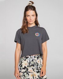 0 Roundhouse - Cropped T-Shirt for Women Preto S3SS80BIMU Billabong