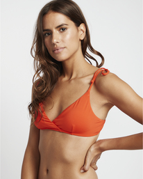 2 S.S Paradise Crossed Tri - Top de bikini para Mujer Naranja S3ST03BIP0 Billabong