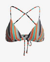3 S.S Crossed Back Tri - Bikini Top for Women Brown S3ST06BIP0 Billabong