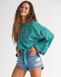 3 Back Round - Printed Blouse for Women  S3TP04BIP0 Billabong