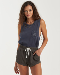 5 Road Trippin - Pantalones cortos de tela para Mujer Negro S3WK26BIP0 Billabong