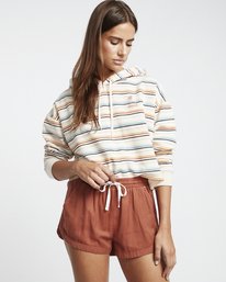 3 Road Trippin - Bermuda-Shorts für Damen Rot S3WK26BIP0 Billabong