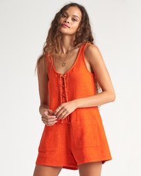 1 Lazy Waves - kurzer Overall für Frauen Orange S3WK48BIMU Billabong