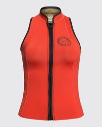 1 1mm Peeky - Wetsuit Jacket for Women Orange S41G61BIP0 Billabong