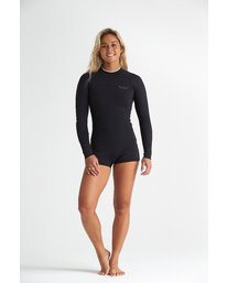 0 2mm Spring Fever - leichter Neoprenazug mit Front-Zipper für Damen Schwarz S42G50BIP0 Billabong