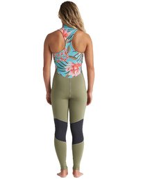 1 2mm Salty - Springsuit Long Jane pour Femme Bleu S42G54BIP0 Billabong