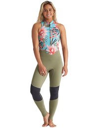 0 2mm Salty - Traje de surf largo sin mangas para Mujer  S42G54BIP0 Billabong