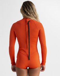 2 2mm Spring Fever - Long Sleeve Springsuit for Women Laranja S42G59BIP0 Billabong