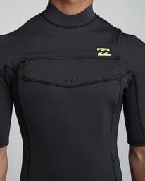 5 2/2mm Absolute FL - leichter Neoprenanzug mit Chest-Zip und kurzen Ärmeln für Herren Grün S42M70BIP0 Billabong
