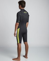 4 2/2mm Absolute FL - leichter Neoprenanzug mit Chest-Zip und kurzen Ärmeln für Herren Grün S42M70BIP0 Billabong