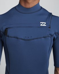 5 2/2mm Absolute FL - Short Sleeve Chest Zip Springsuit for Men Blue S42M70BIP0 Billabong