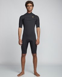 1 2/2mm Absolute FL - leichter Neoprenanzug mit Chest-Zip und kurzen Ärmeln für Herren  S42M70BIP0 Billabong