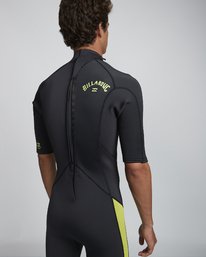 5 2/2mm Absolute FL - leichter Neoprenanzug mit Back-Zip und kurzen Ärmeln für Herren Grün S42M71BIP0 Billabong