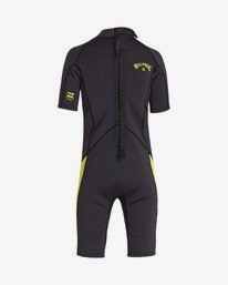 3 2/2mm Absolute FL - leichter Neoprenanzug mit Back-Zip und kurzen Ärmeln für Kleinkinder Grün S42T60BIP0 Billabong