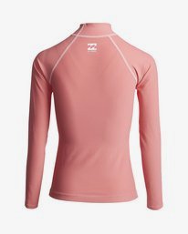 1 Logo In - Long Sleeve UPF 50 Rash Vest for Women Blau S4GY04BIP0 Billabong