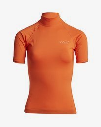 0 Surf Capsule Logo - Short Sleeve UPF 50 Rash Vest for Women  S4GY09BIP0 Billabong