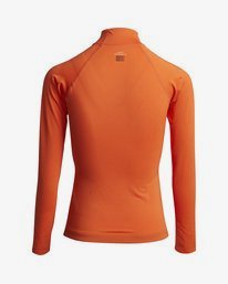 1 Surf Capsule Logo - Long Sleeve UPF 50 Rash Vest for Women Naranja S4GY10BIP0 Billabong