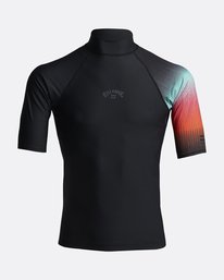 0 Contrast Printed - kurz&auml;rmeliges Lycra mit UPF 50 f&uuml;r Herren Schwarz S4MY06BIP0 Billabong