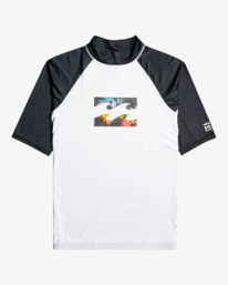 0 Team Wave - kurzärmeliges Lycra mit UPF 50 für Herren Weiss S4MY07BIP0 Billabong