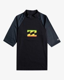 0 Team Wave - Surf Tee UPF 50 manches courtes pour Homme Noir S4MY07BIP0 Billabong