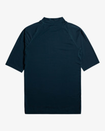 1 Team Wave - Short Sleeve UPF 50 Rash Vest for Men Blue S4MY07BIP0 Billabong
