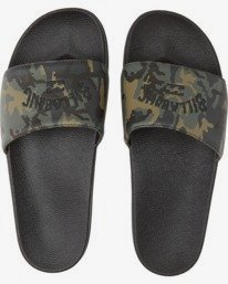 1 Poolslide Corp - Faux Leather Sandals for Men Gray S5FF22BIP0 Billabong