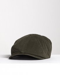 4 Cabby - Chauffeurs-Cap aus Cord f&uuml;r Herren Gr&uuml;n S5HT04BIP0 Billabong