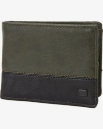 0 Dimension - Faux Leather Wallet for Men Brown S5WM07BIP0 Billabong