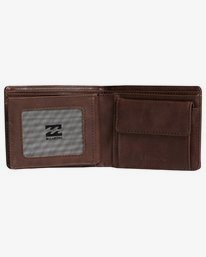 2 Walled Pu - Wallet for Men Marrom S5WM08BIP0 Billabong