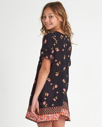 2 Over Again - Robe mini à motif floral pour Fille Noir S8DR01BIP0 Billabong