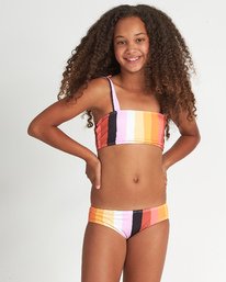 0 Sunset Glow St - Striped Bikini Set for Teen Girls  S8SW05BIP0 Billabong