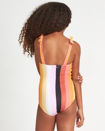 2 Sunset Glow 1 Pc - Striped One Piece Swimsuit for Teen Girls  S8SW06BIP0 Billabong