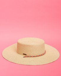 0 Under The Sun - Straw Boat Hat for Women White S9HT04BIMU Billabong
